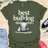 The best bulldog dad ever - V8 - Sitting Calm Two T-Shirt